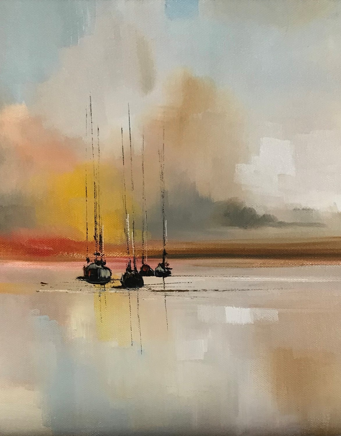 'The Tranquility of nightfall' by artist Rosanne Barr